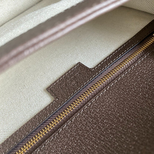 GUCCI TOP HANDLE BAG CANVAS SHOULDER CROSSBODY