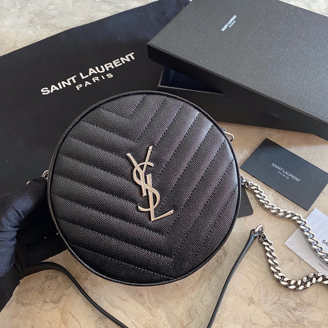 YSL MINI BLCK LEATHER