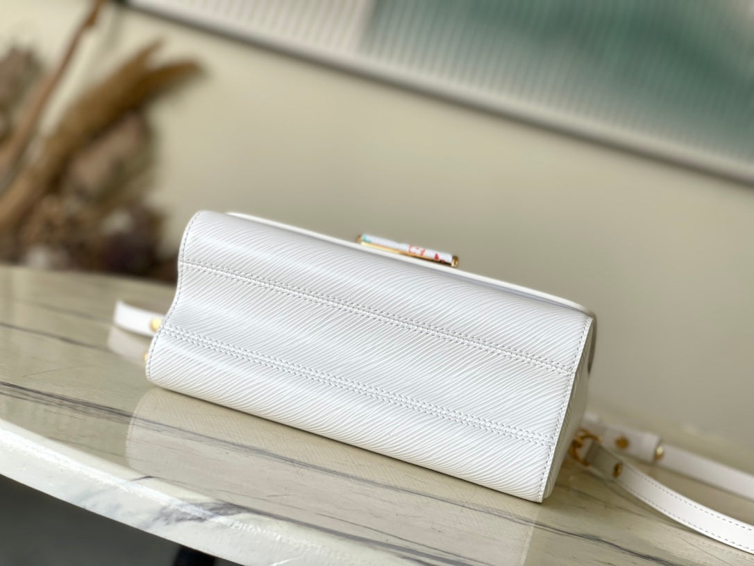 Louis Vuitton Twist Slim MM White