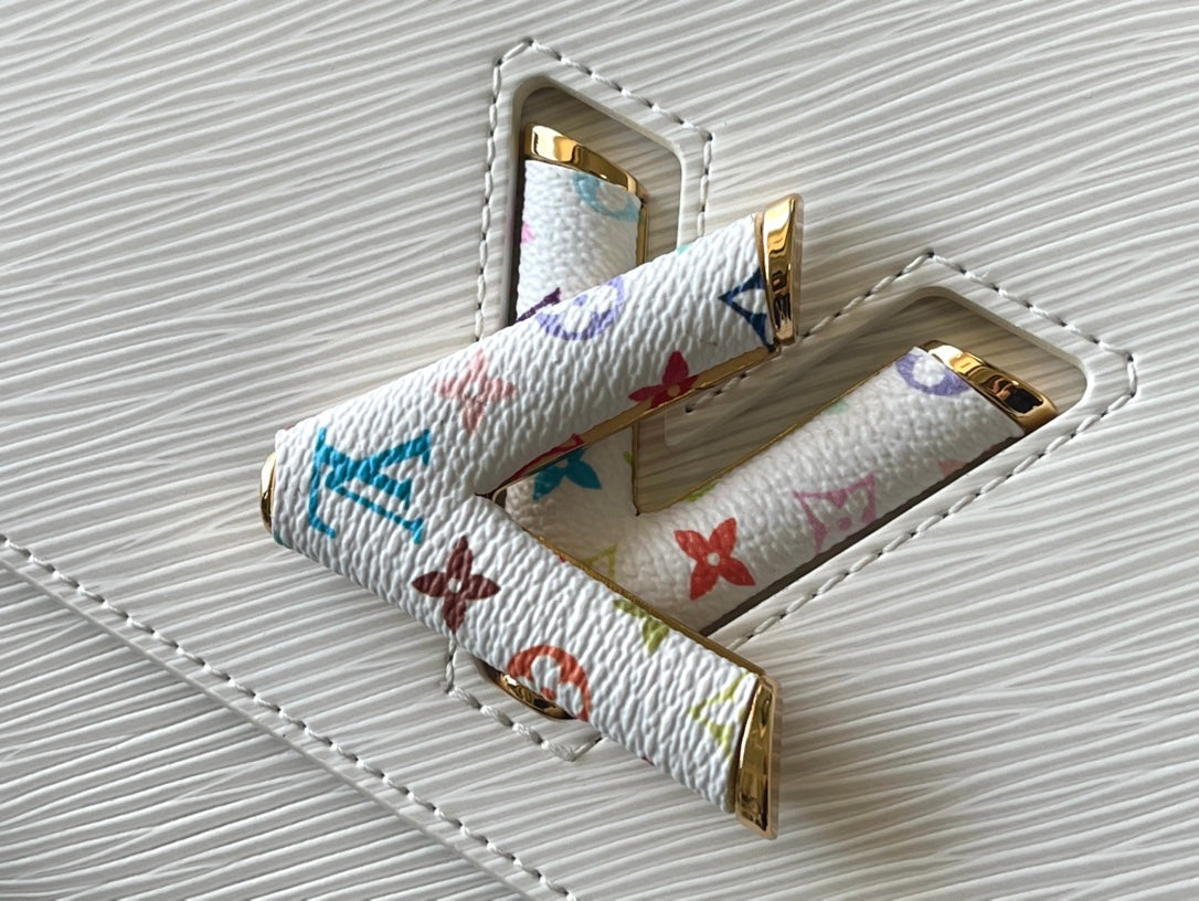 Louis Vuitton Twist Slim MM White