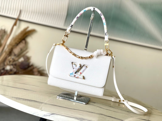 Louis Vuitton Twist Slim MM White