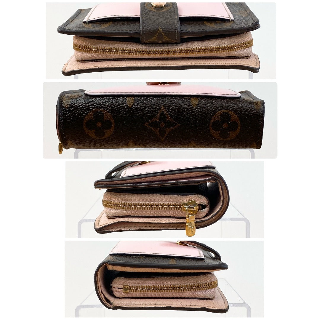 LOUIS VUITTON MONOGRAM JULIET BIFOLD WALLET – PINK WITH IC CHIP