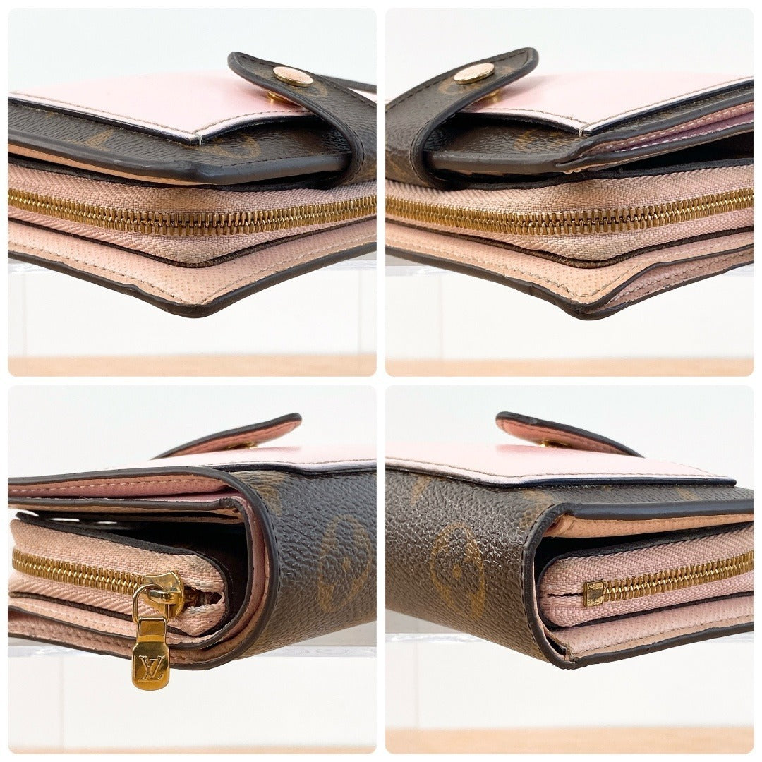 LOUIS VUITTON MONOGRAM JULIET BIFOLD WALLET – PINK WITH IC CHIP