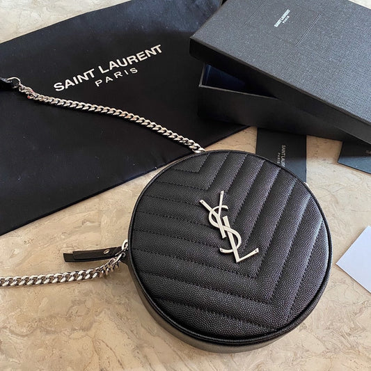 YSL MINI BLCK LEATHER