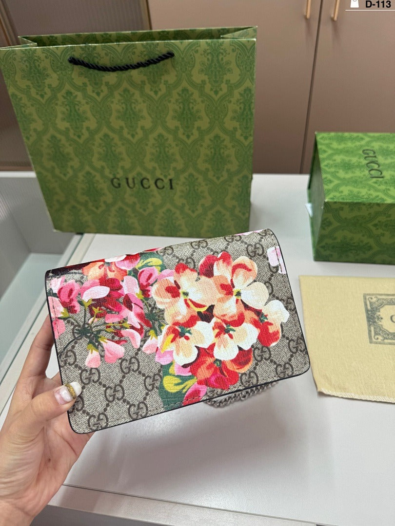 GUCCI DIONYSUS BAG GG COATED CANVAS SUPER MINI – ROSE BLOOM
