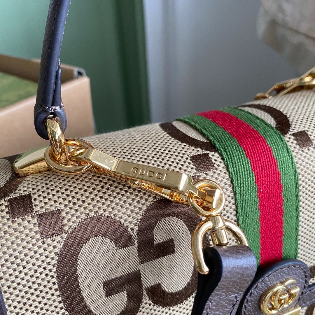 GUCCI TOP HANDLE BAG CANVAS SHOULDER  CROSSBODY