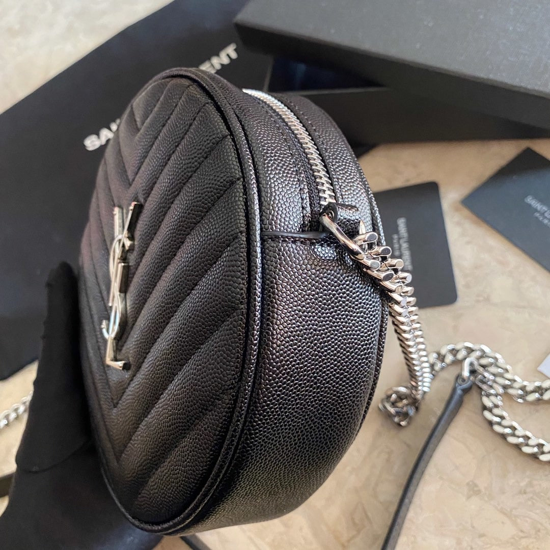 YSL MINI BLCK LEATHER