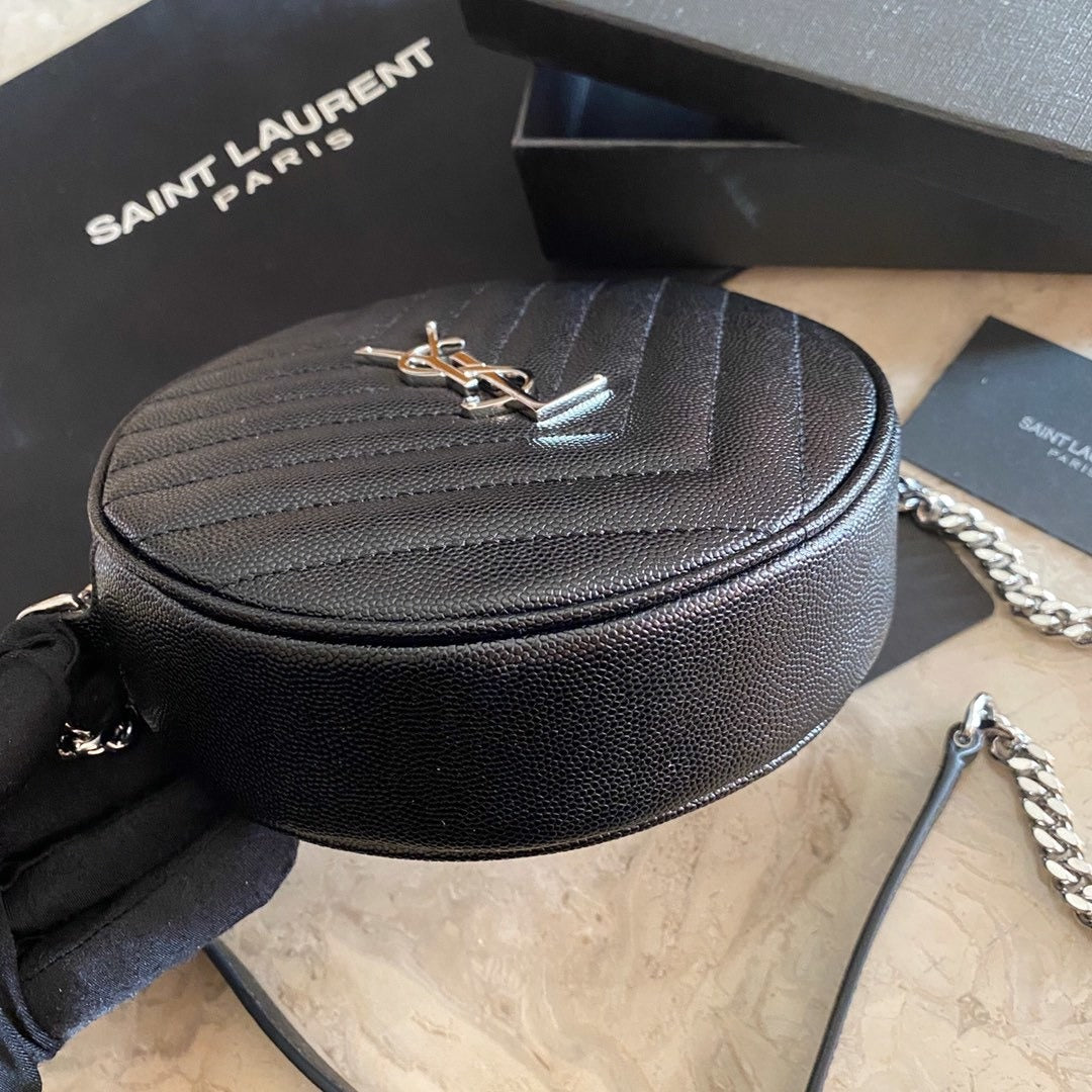 YSL MINI BLCK LEATHER