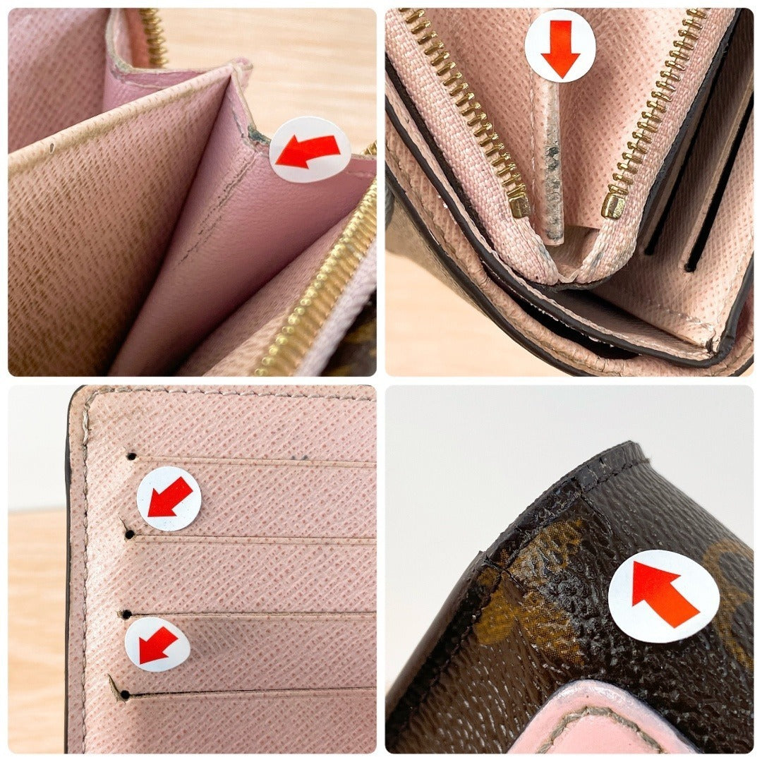 LOUIS VUITTON MONOGRAM JULIET BIFOLD WALLET – PINK WITH IC CHIP