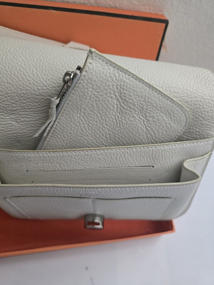 Hermes Dogon Leather Long Wallet  With Coin Pouch